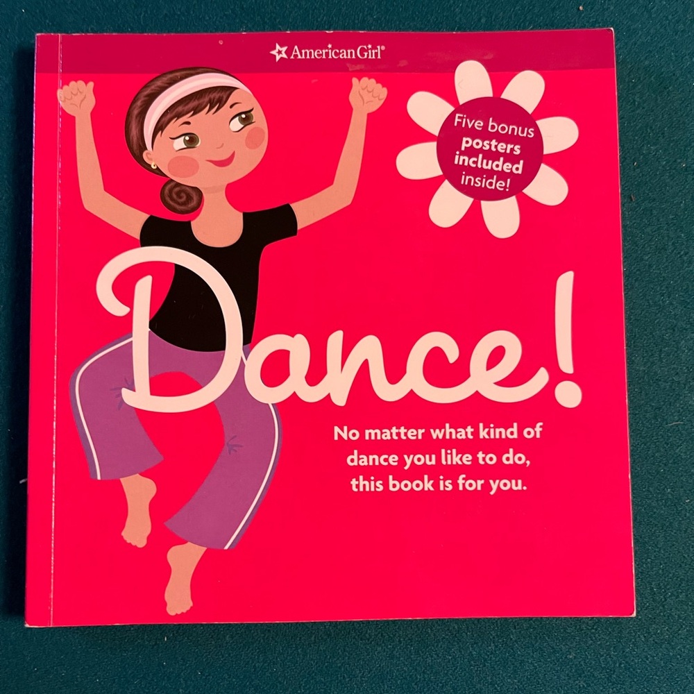 American Girl Dance Book with Pink and Black Cover